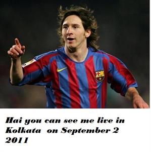 Lionel messi in Kolkata